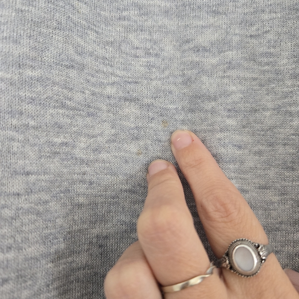 Eileen Fisher Merino Wool Alpaca Tunic Top Sweater Dress Gray Long Sleeve XL - Picture 5 of 9